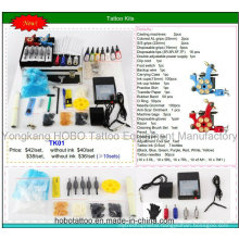 Cheap Overall Tattoo Kits with Two Machines Power Supply 26 Piece a Set